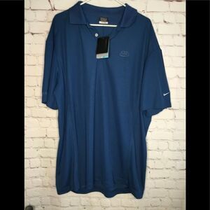 Nike‎ Golf Dri Fit Navy Golf Polo Shirt Men’s Size XXL